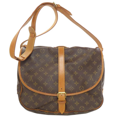 LOUIS VUITTON M40662 Saumur GM Shoulder Bag Monogram canvas Ladies [Used]