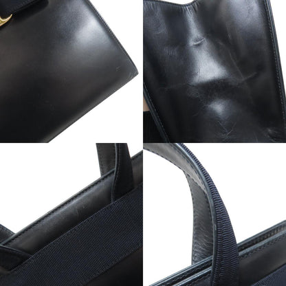 Salvatore Ferragamo Vala Ribbon 2WAY Handbag Leather Ladies [Used]