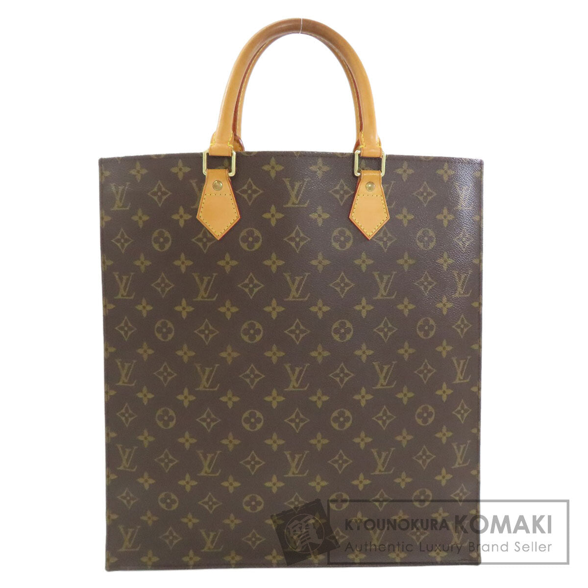 LOUIS VUITTON M51140 Sac Plat Tote Bag Monogram canvas Ladies [Used]