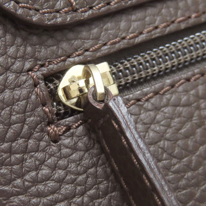 Dunhill logo Shoulder Bag Leather Ladies [Used]