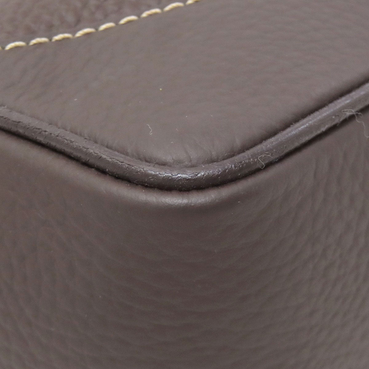 Dunhill logo Shoulder Bag Leather Ladies [Used]