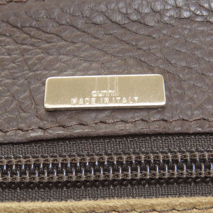 Dunhill logo Shoulder Bag Leather Ladies [Used]