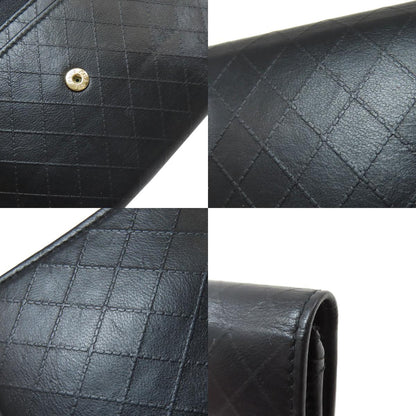 CHANEL Camellia Matelasse Ginza Limited Gold Hardware Long wallet (with coin pocket) Lambskin Ladies [Used]