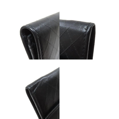 CHANEL Camellia Matelasse Ginza Limited Gold Hardware Long wallet (with coin pocket) Lambskin Ladies [Used]