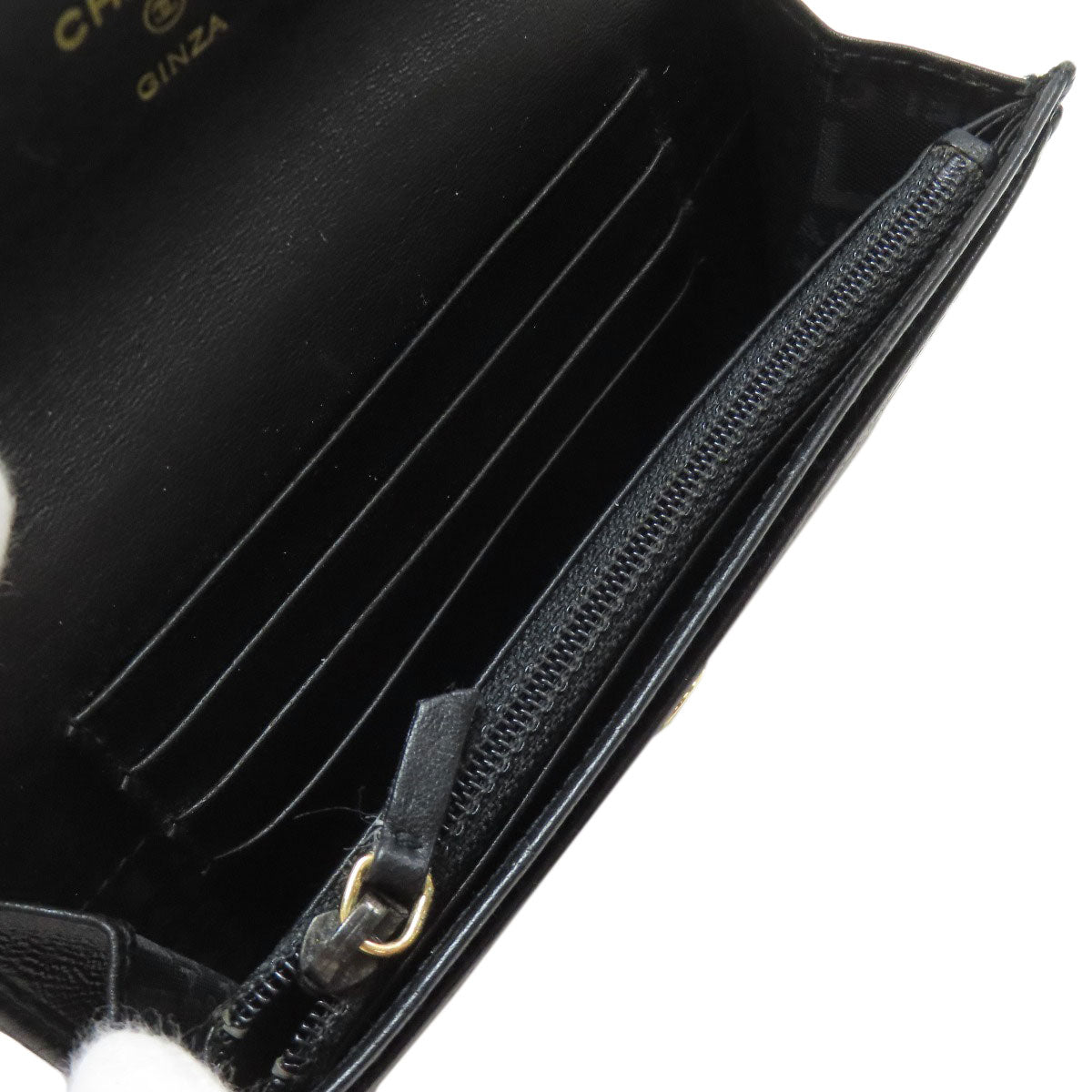 CHANEL Camellia Matelasse Ginza Limited Gold Hardware Long wallet (with coin pocket) Lambskin Ladies [Used]