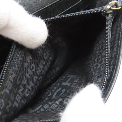 CHANEL Camellia Matelasse Ginza Limited Gold Hardware Long wallet (with coin pocket) Lambskin Ladies [Used]