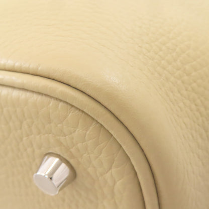 HERMES Picotin Lock MM SilverHardware Handbag Taurillon Clemence Ladies [Used]