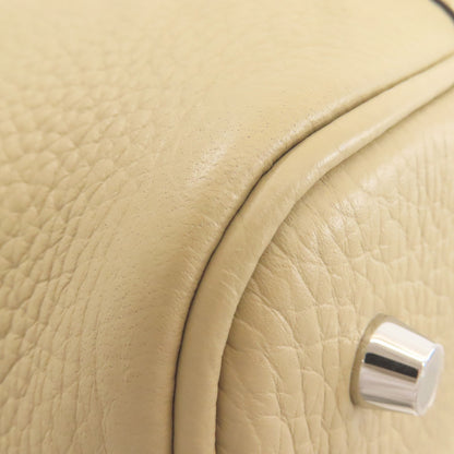 HERMES Picotin Lock MM SilverHardware Handbag Taurillon Clemence Ladies [Used]