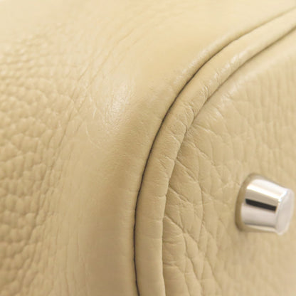 HERMES Picotin Lock MM SilverHardware Handbag Taurillon Clemence Ladies [Used]