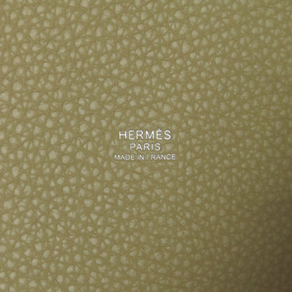 HERMES Picotin Lock MM SilverHardware Handbag Taurillon Clemence Ladies [Used]