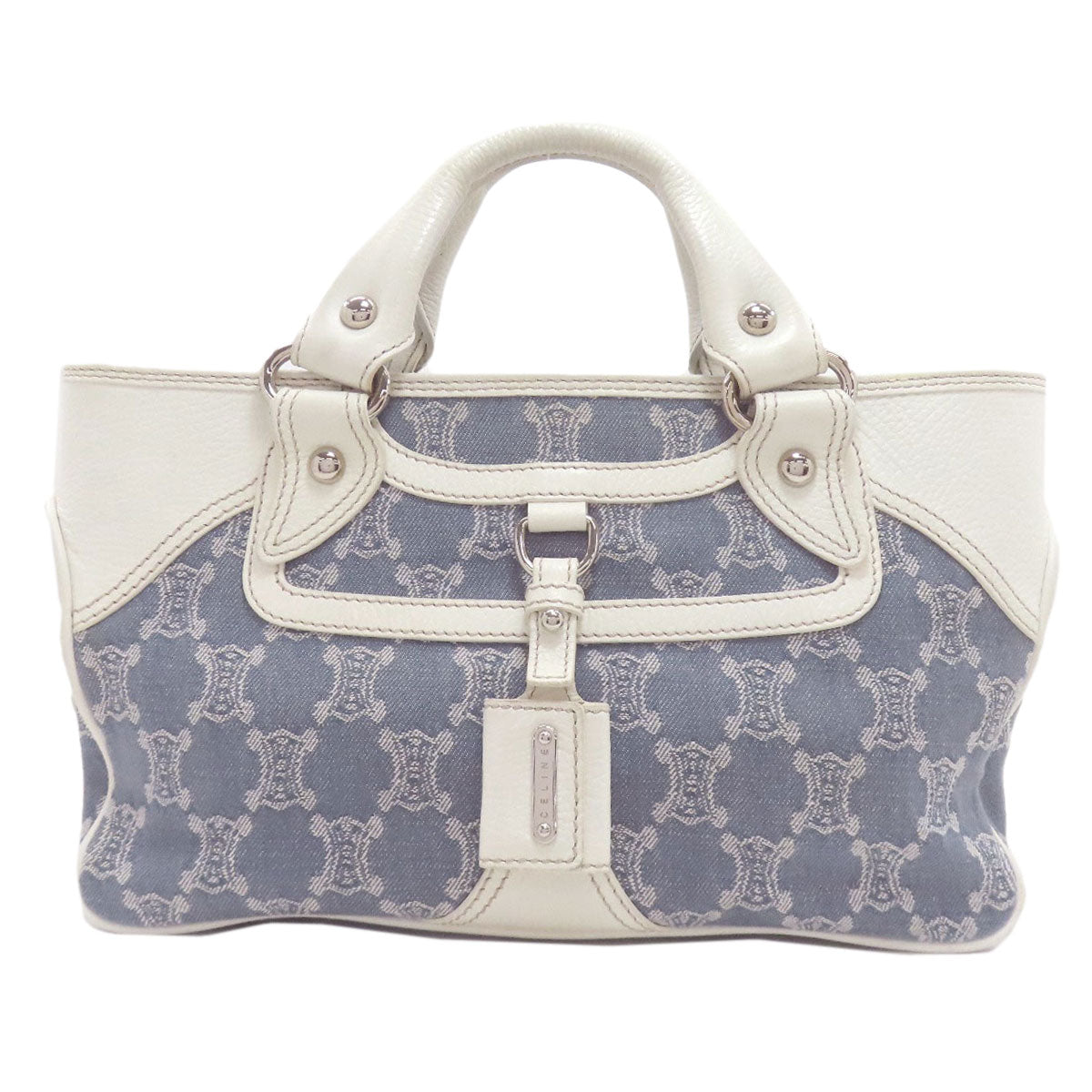 CELINE Boogie bag Handbag Denim LeatherLadies [Used]
