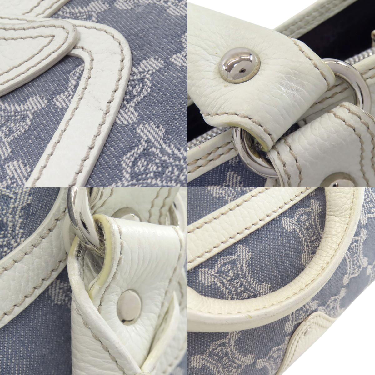 CELINE Boogie bag Handbag Denim LeatherLadies [Used]
