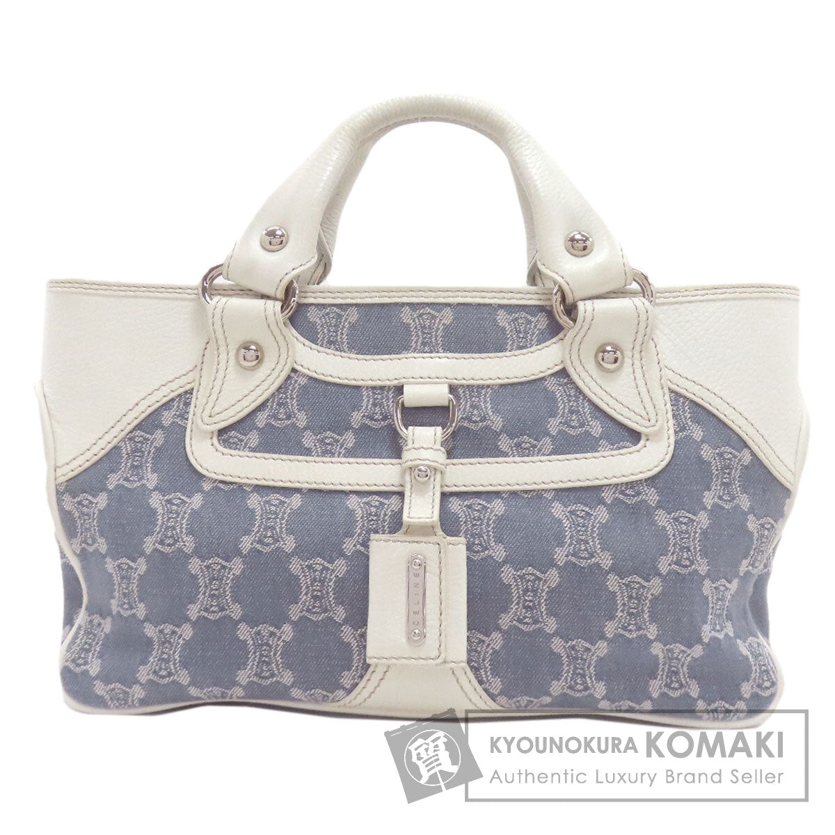 CELINE Boogie bag Handbag Denim LeatherLadies [Used]