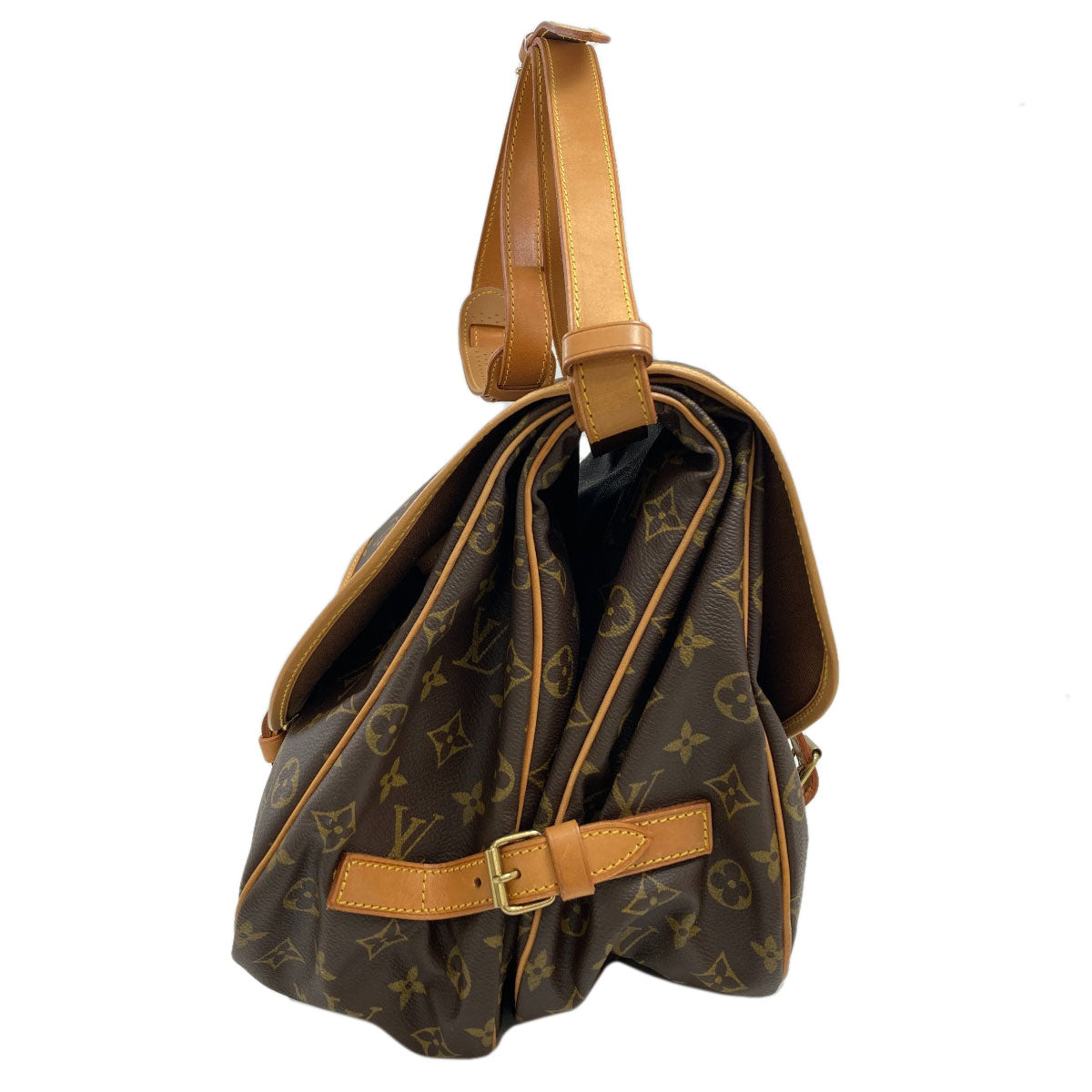 LOUIS VUITTON M42254 Samuel 35 Shoulder Bag Monogram canvas Ladies [Used]