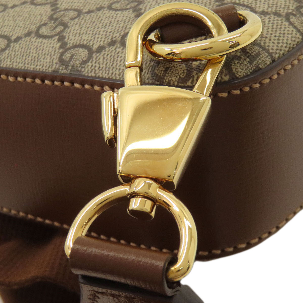 GUCCI 696016 Interlocking G GG Supreme body bag PVC Ladies [Used]