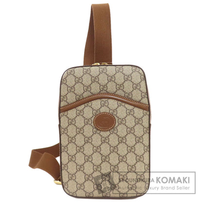 GUCCI 696016 Interlocking G GG Supreme body bag PVC Ladies [Used]