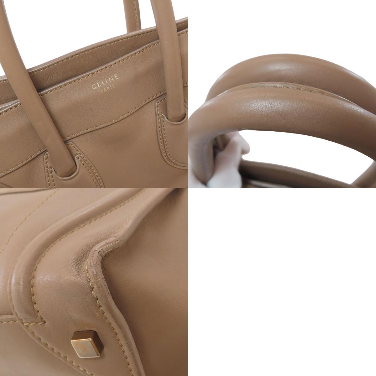 CELINE Luggage mini Handbag Calf Ladies [Used]