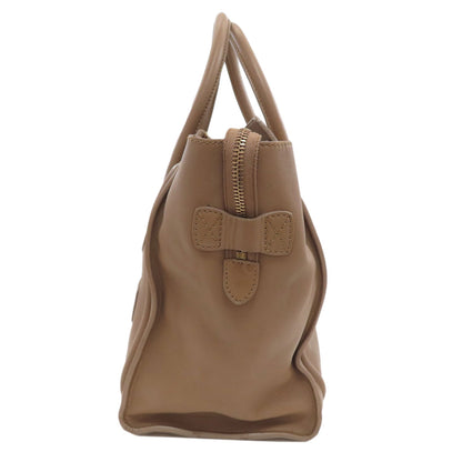 CELINE Luggage mini Handbag Calf Ladies [Used]