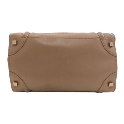 CELINE Luggage mini Handbag Calf Ladies [Used]