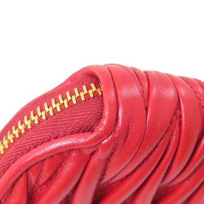 MIUMIU Materasse Accessory pouch Leather Ladies [Used]