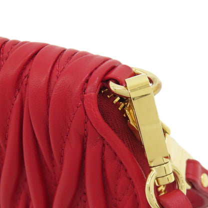 MIUMIU Materasse Accessory pouch Leather Ladies [Used]