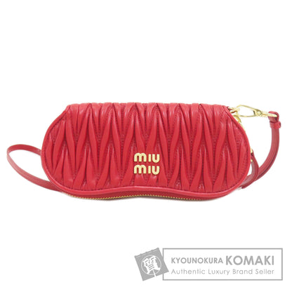 MIUMIU Materasse Accessory pouch Leather Ladies [Used]