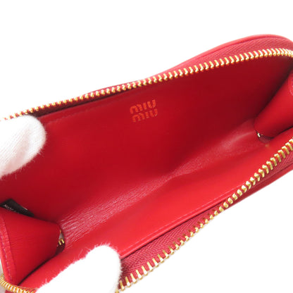 MIUMIU Materasse Accessory pouch Leather Ladies [Used]