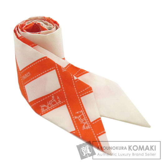 HERMES Waikiki Exclusive Twilly Scarf Silk Ladies [Used]