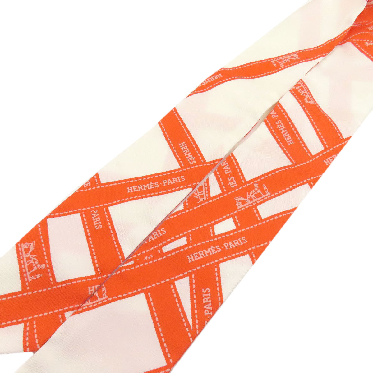 HERMES Waikiki Exclusive Twilly Scarf Silk Ladies [Used]