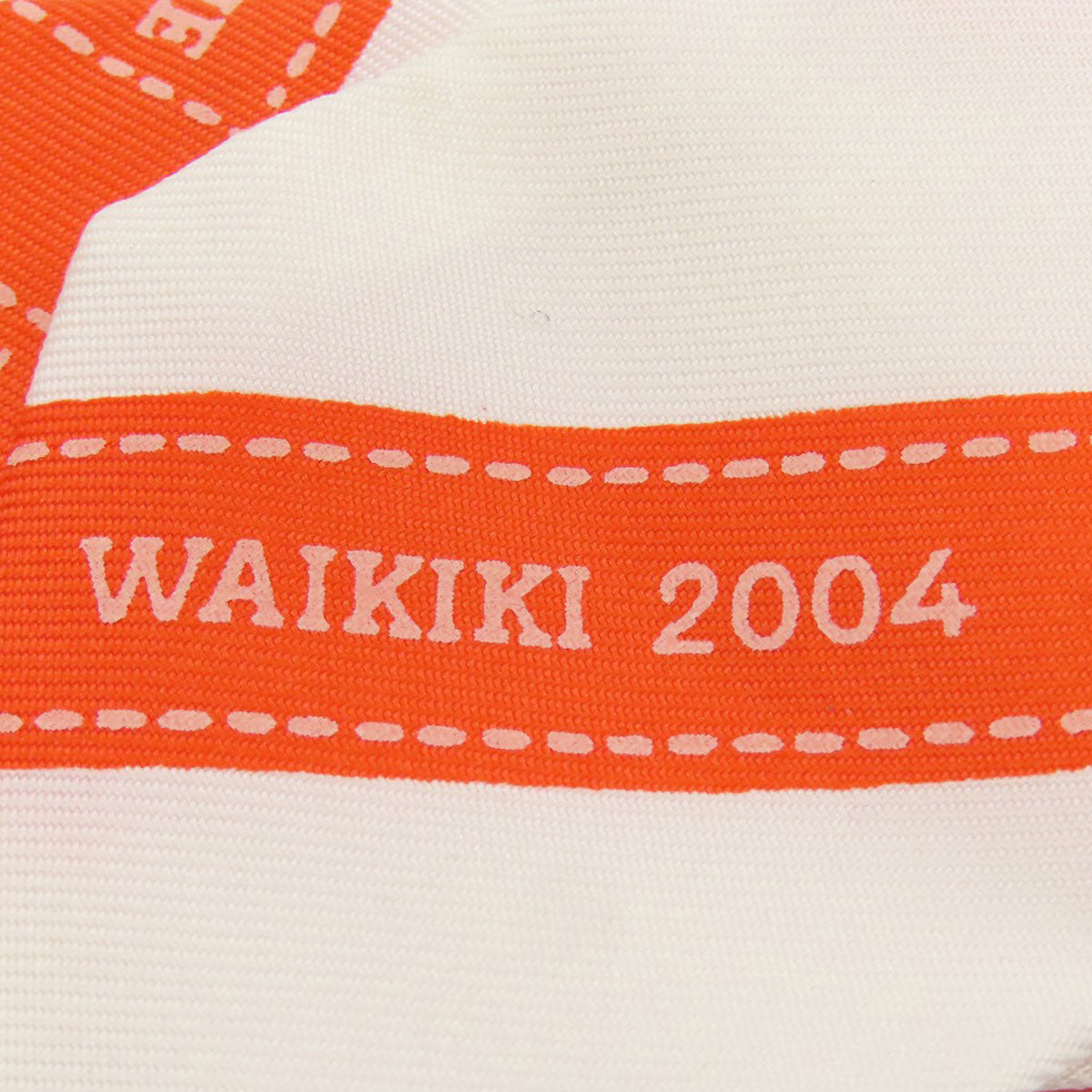 HERMES Waikiki Exclusive Twilly Scarf Silk Ladies [Used]