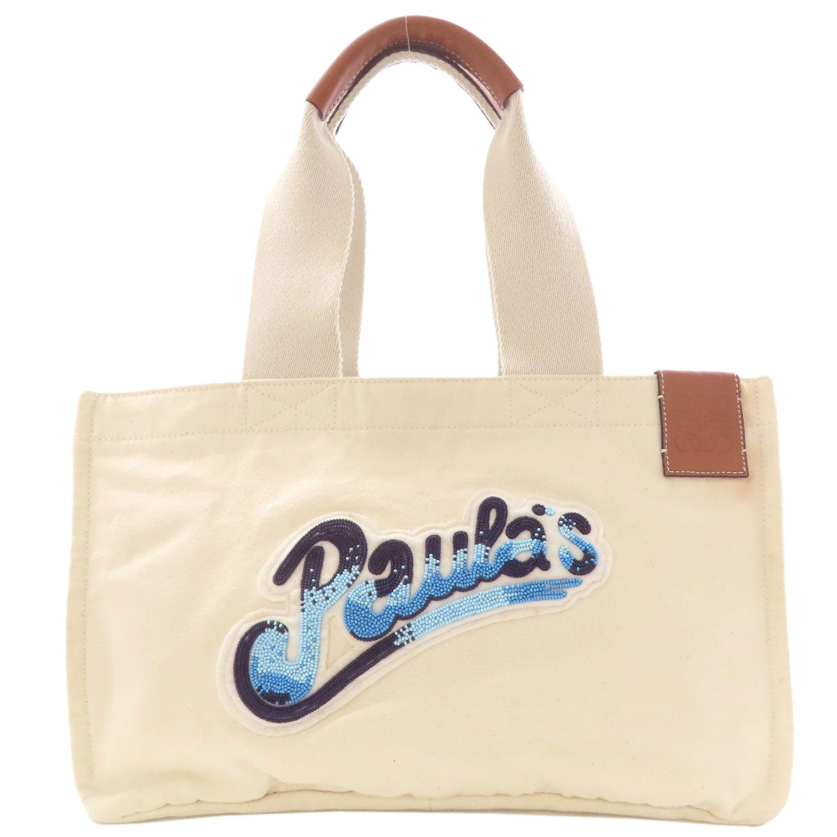 LOEWE Paula's Ibiza Cavas Tote Bag Canvas Ladies [Used]