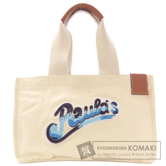 LOEWE Paula's Ibiza Cavas Tote Bag Canvas Ladies [Used]