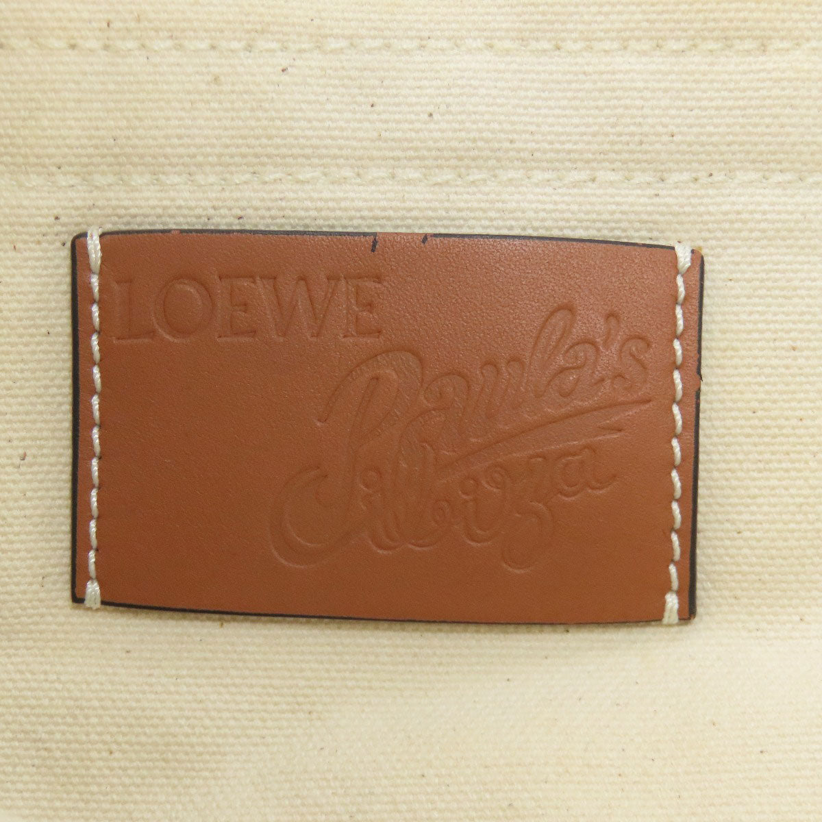 LOEWE Paula's Ibiza Cavas Tote Bag Canvas Ladies [Used]