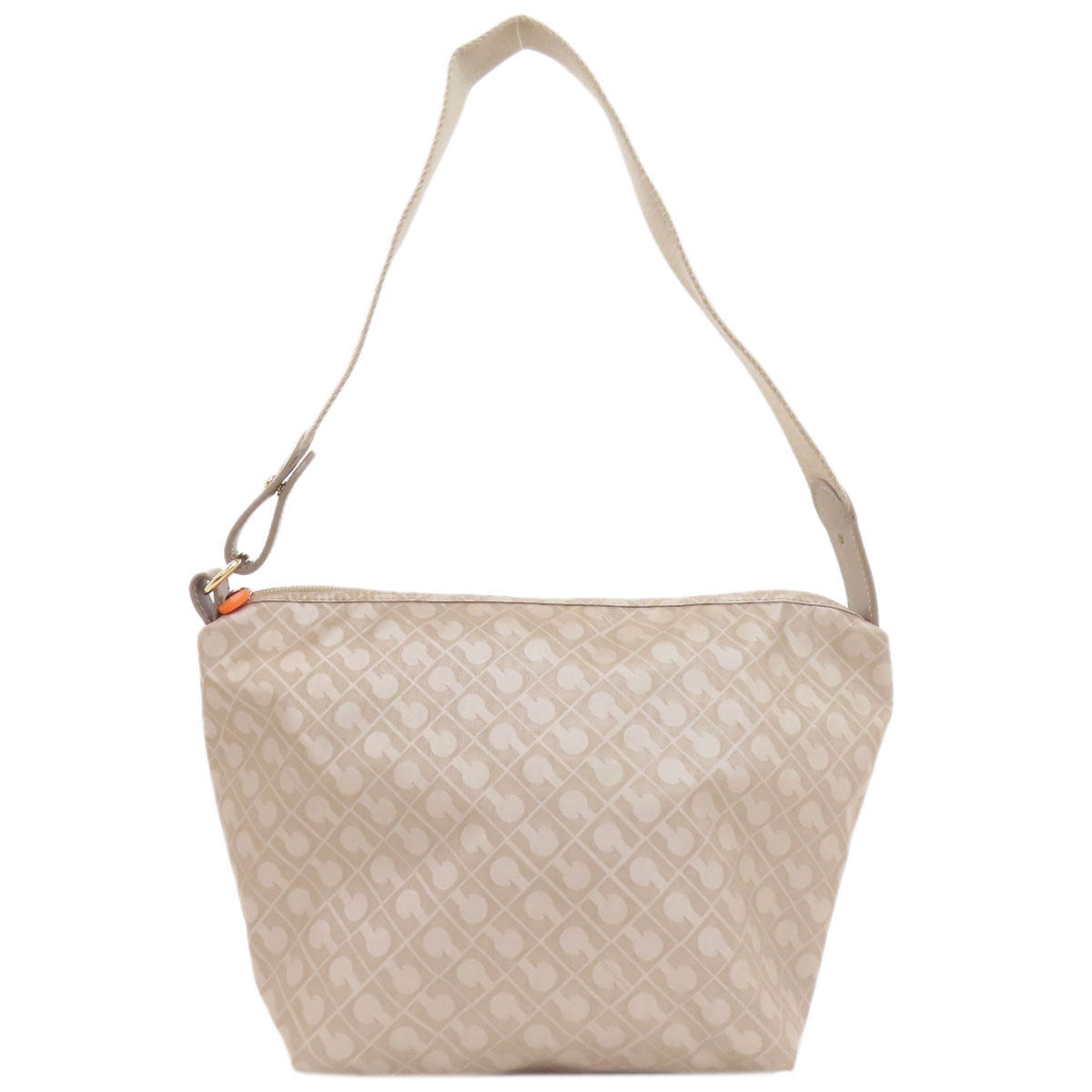 GHERARDINI Logo motif softy Handbag Polyester Ladies [Used]