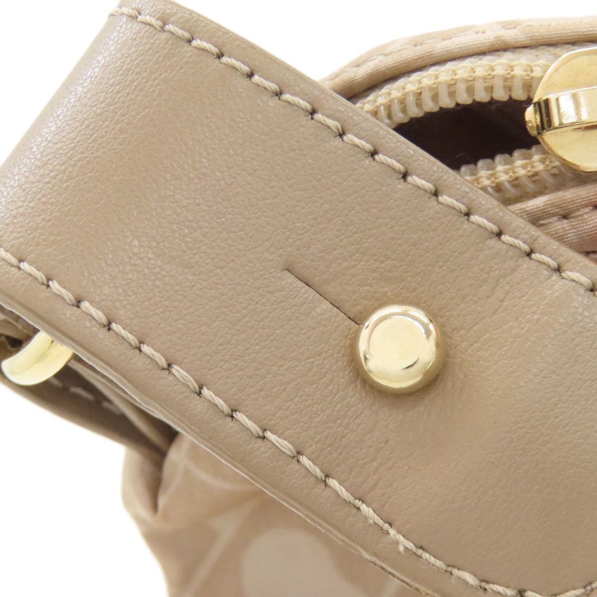 GHERARDINI Logo motif softy Handbag Polyester Ladies [Used]