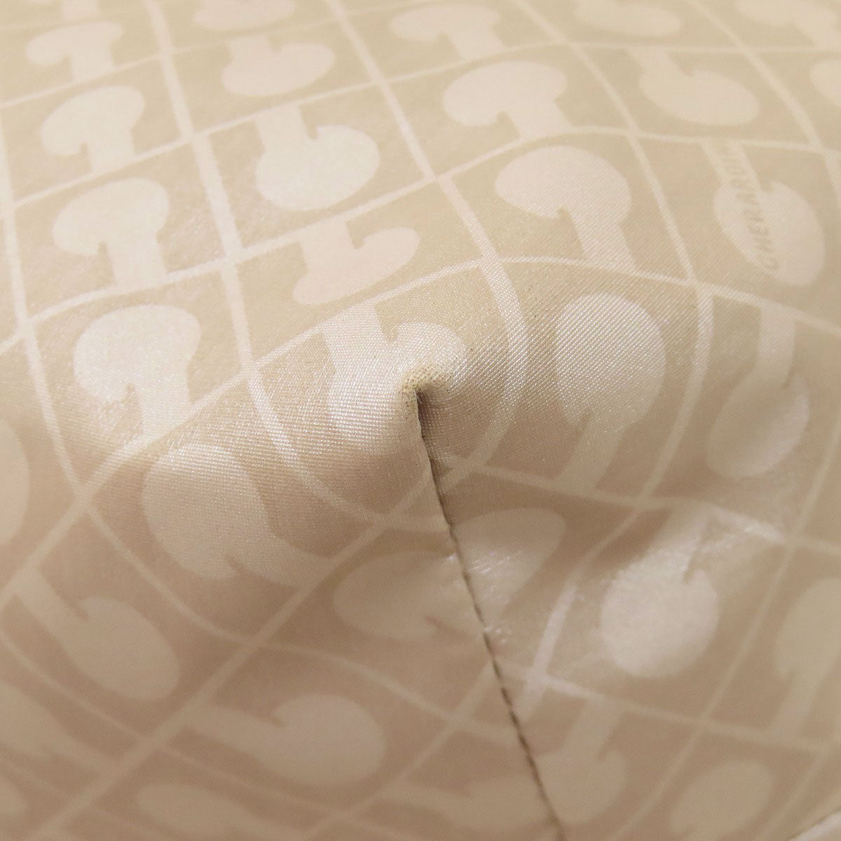 GHERARDINI Logo motif softy Handbag Polyester Ladies [Used]