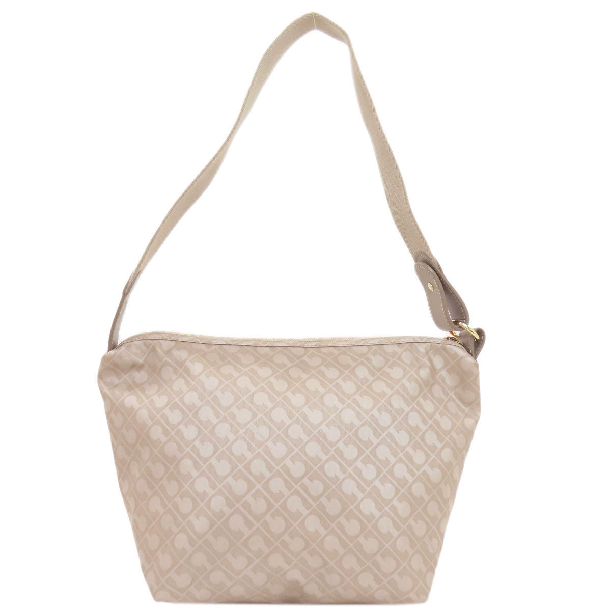 GHERARDINI Logo motif softy Handbag Polyester Ladies [Used]