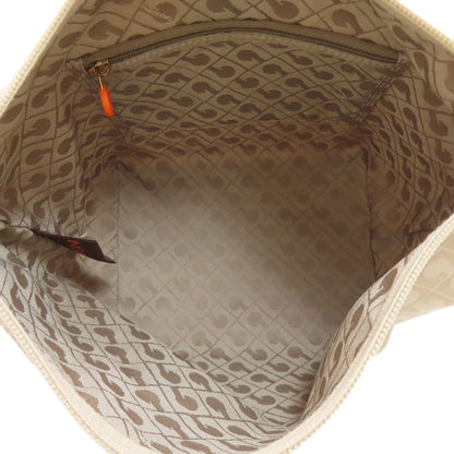 GHERARDINI Logo motif softy Handbag Polyester Ladies [Used]