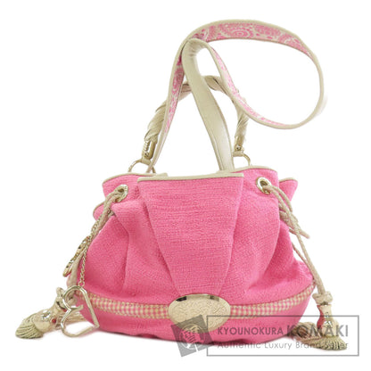 LANCEL Brigitte Bardot Collaboration 2-Way Tote Bag Canvas Ladies [Used]