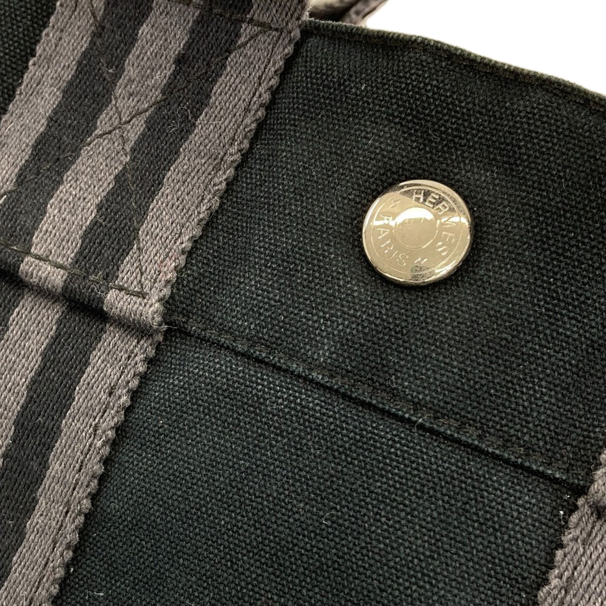 HERMES sack fool toePM Tote Bag Canvas Ladies [Used]