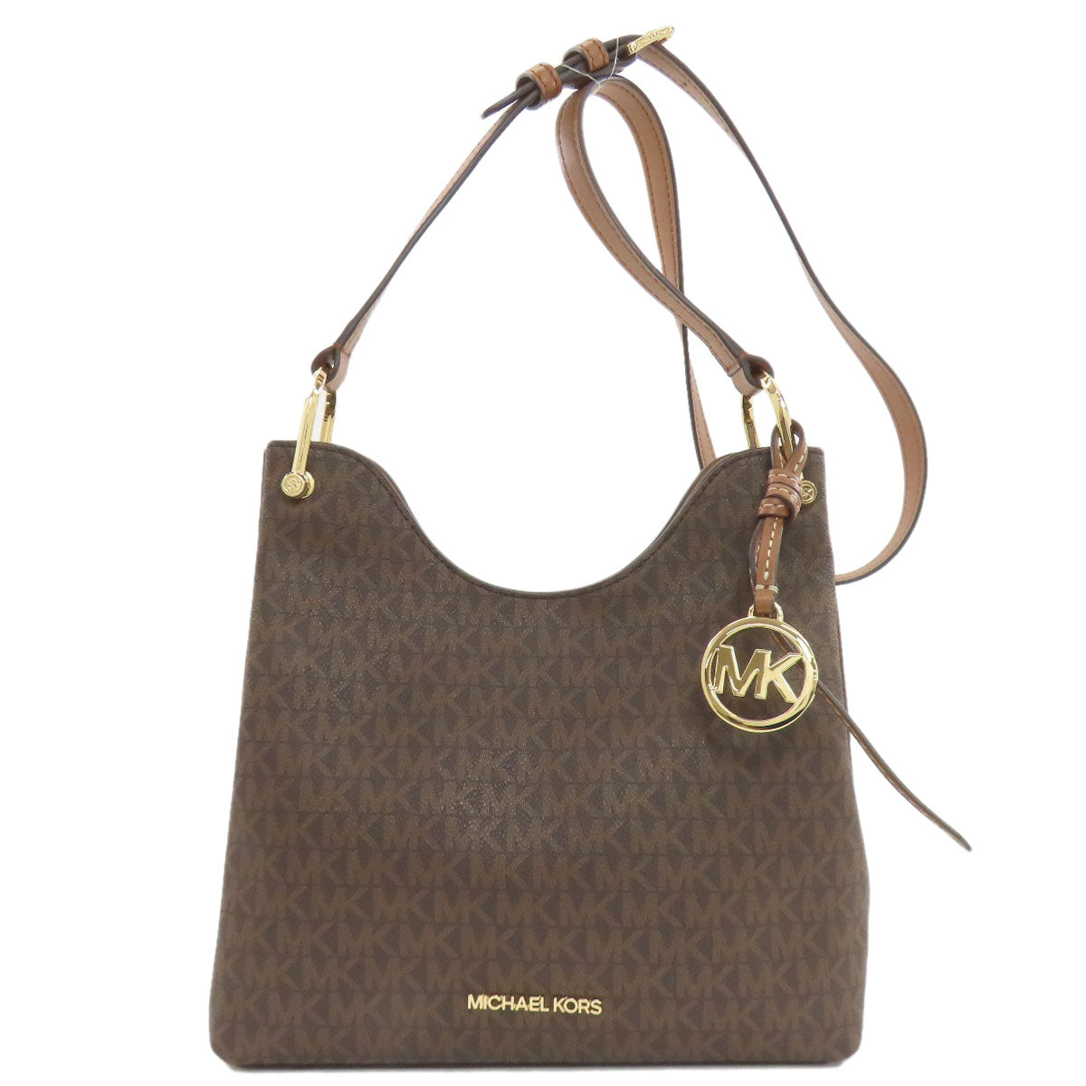 Michael Kors MK signature Shoulder Bag PVC Ladies [Used]