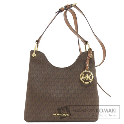 Michael Kors MK signature Shoulder Bag PVC Ladies [Used]