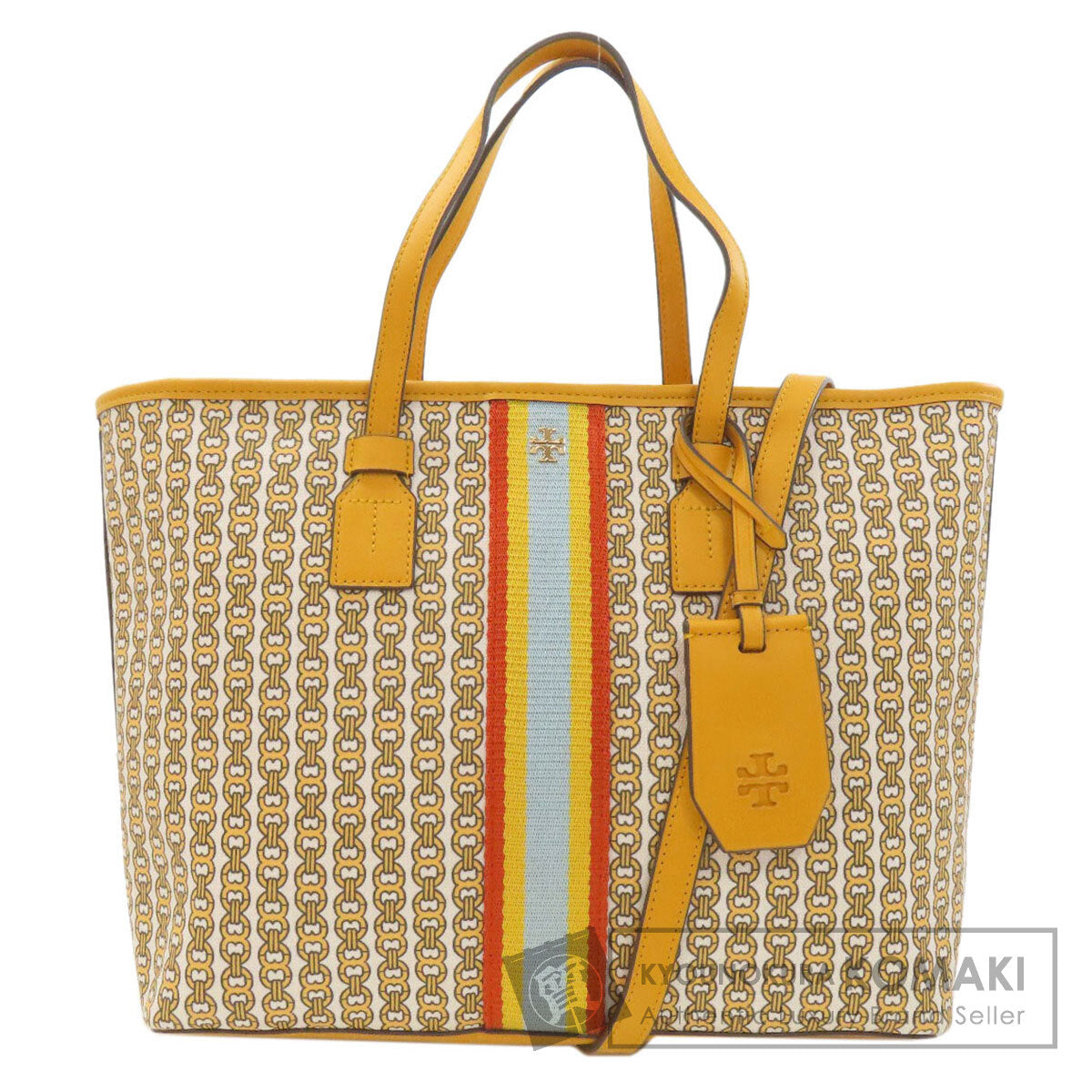 Tory Burch Gemini Link 2WAY Tote Bag PVC Ladies [Used]