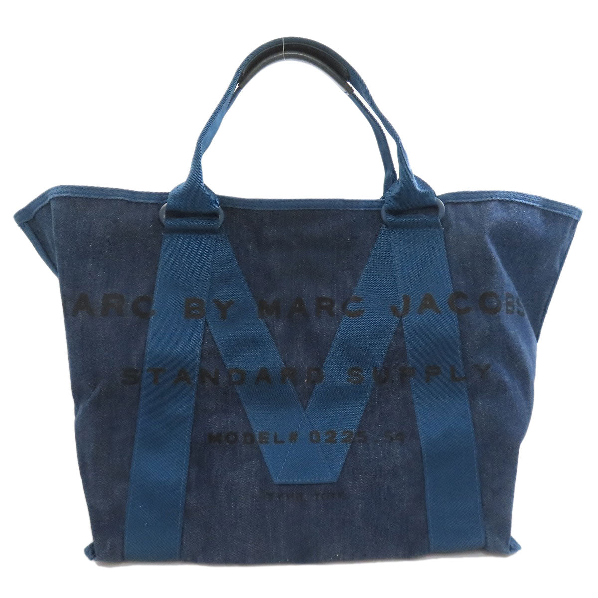 MARC BY MARC JACOBS logo Tote Bag Denim Ladies [Used]