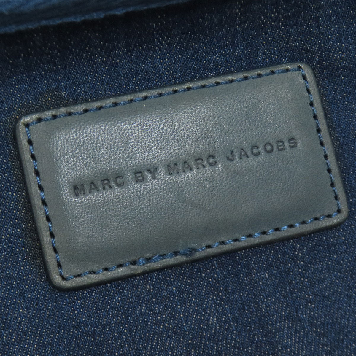 MARC BY MARC JACOBS logo Tote Bag Denim Ladies [Used]