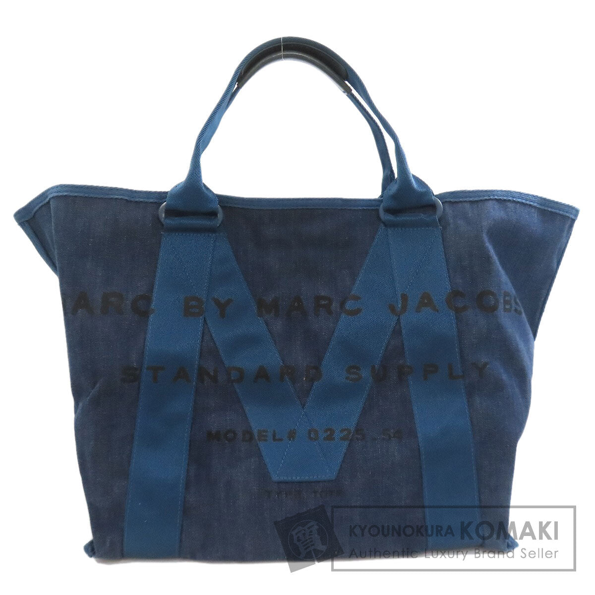 MARC BY MARC JACOBS logo Tote Bag Denim Ladies [Used]