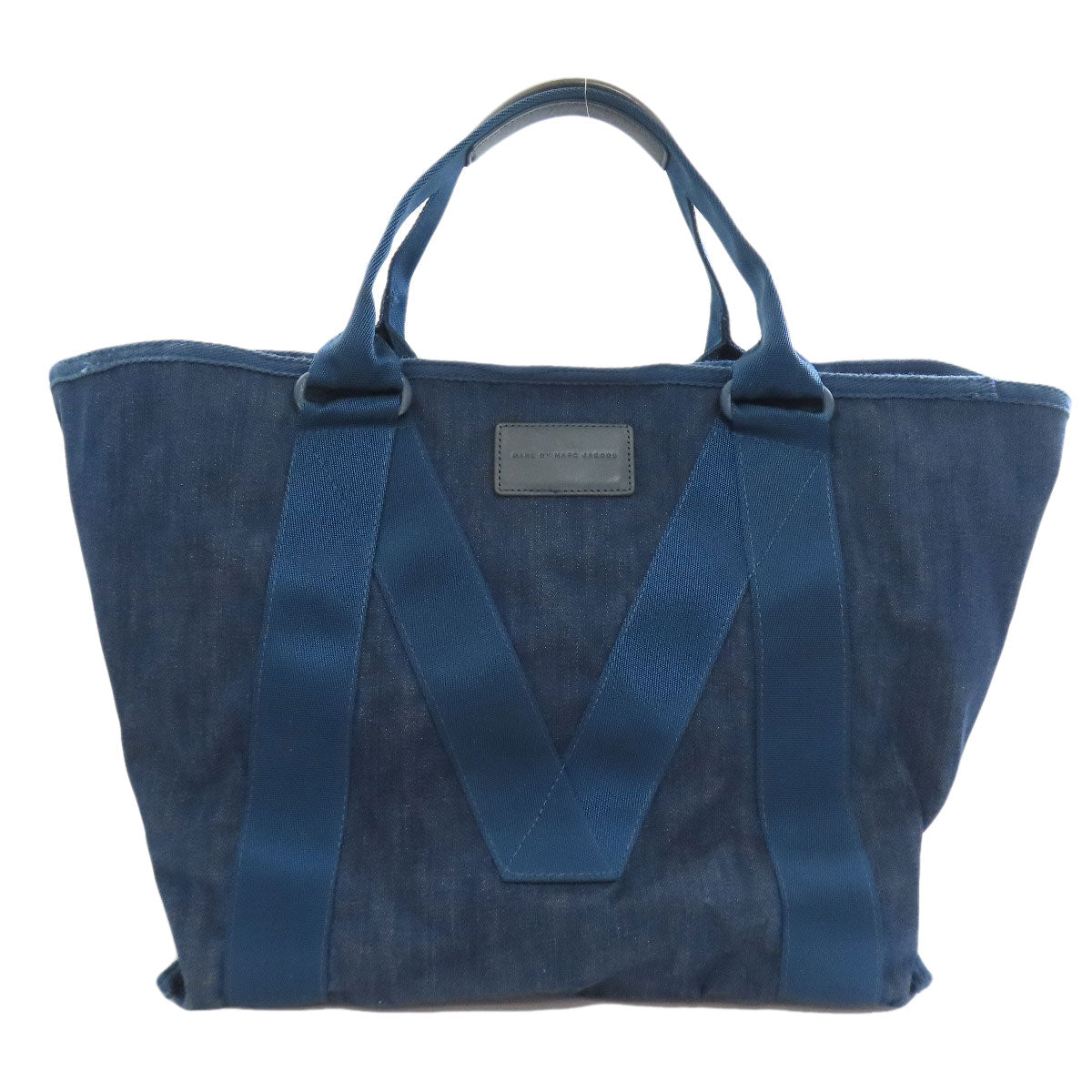 MARC BY MARC JACOBS logo Tote Bag Denim Ladies [Used]