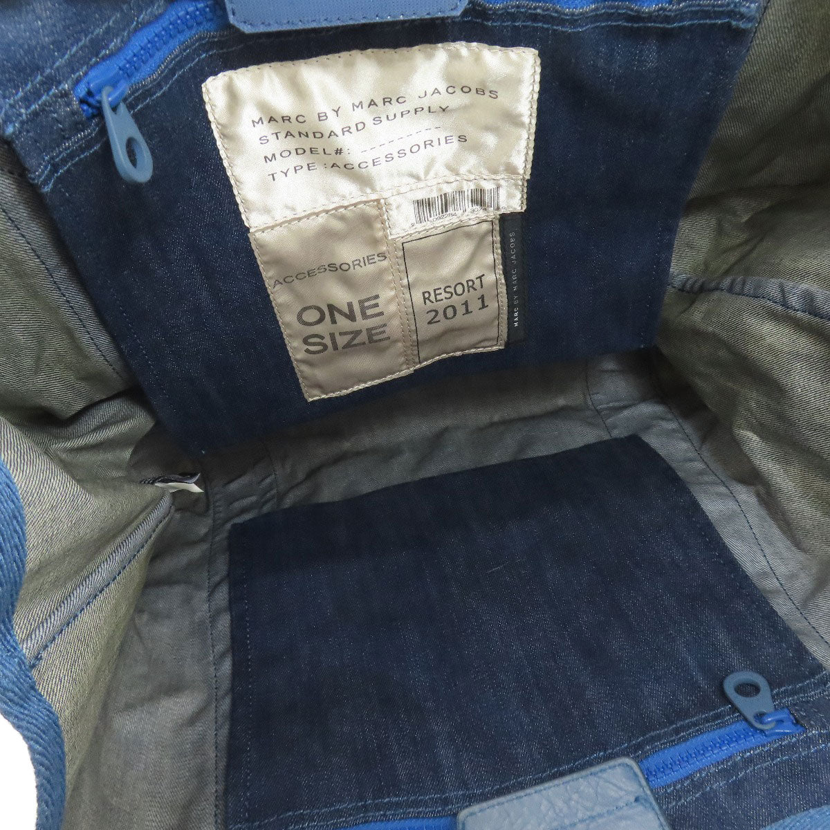 MARC BY MARC JACOBS logo Tote Bag Denim Ladies [Used]