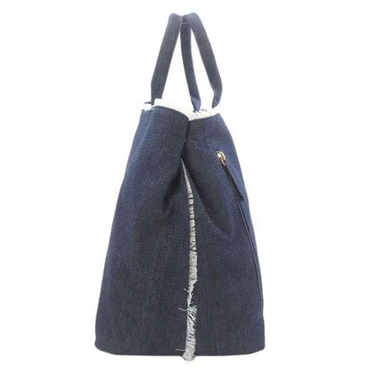 Samantha Thavasa logo Tote Bag Denim Ladies [Used]