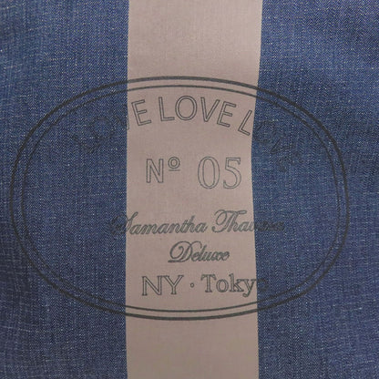 Samantha Thavasa logo Tote Bag Denim Ladies [Used]